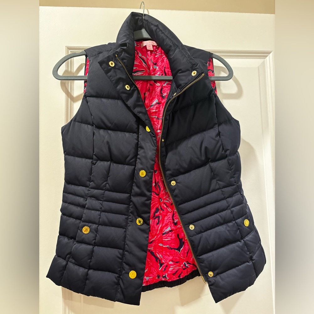 Lilly Pulitzer Puffer Vest - LIKE NEW
